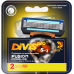 Сменные картриджи для бритья DIVIS PRO POWER5+1, 2 кассеты в упаковке