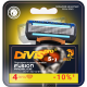 Сменные картриджи для бритья DIVIS PRO POWER5+1, 4 кассеты