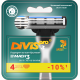 Сменные картриджи для бритья DIVIS PRO3, 4 кассеты