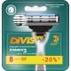 Сменные картриджи для бритья DIVIS PRO3, 8 кассет