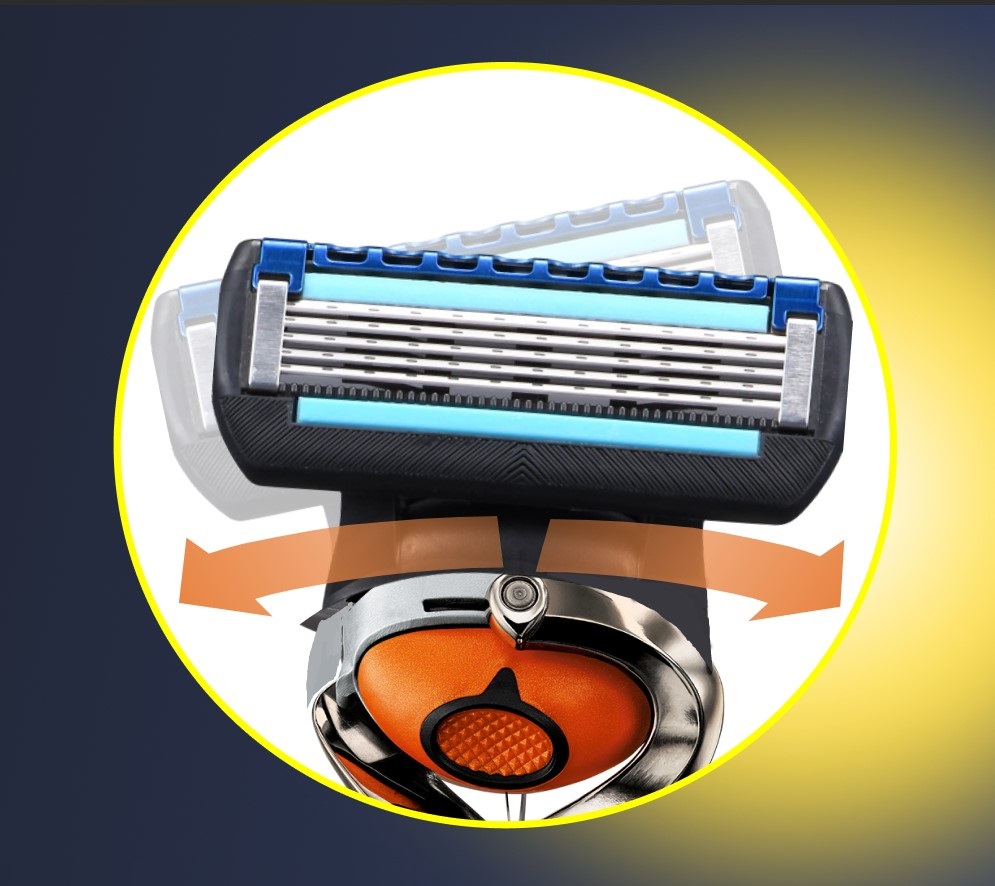 Плавающая виброголовка повторяет контуры лица