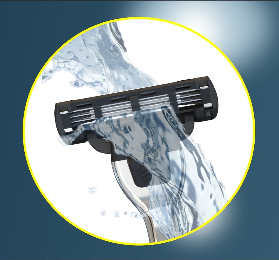 Открытая конструкция лезвий