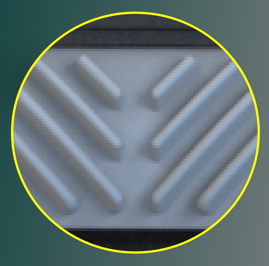 Резиновый микрогребень для разглаживания кожи