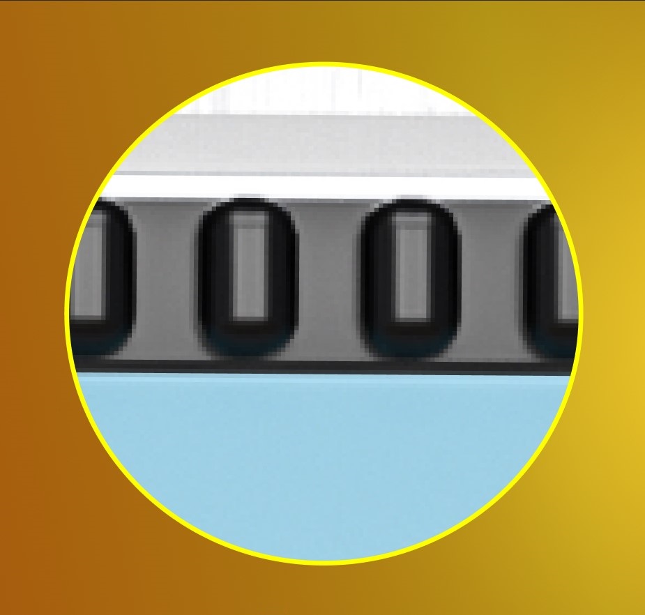 Микро расчёска обеспечивает точное бритьё